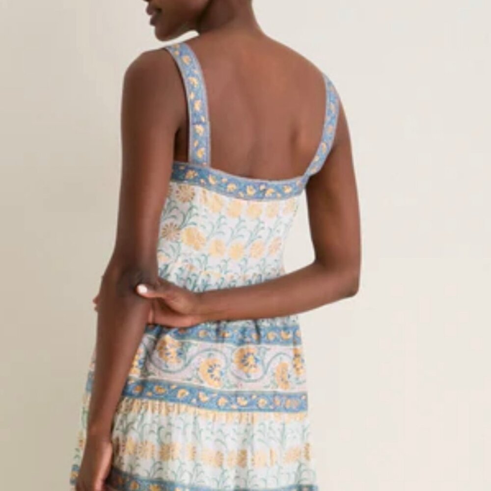 Oliphant  Geneva Green Wide Strappy Maxi Dress